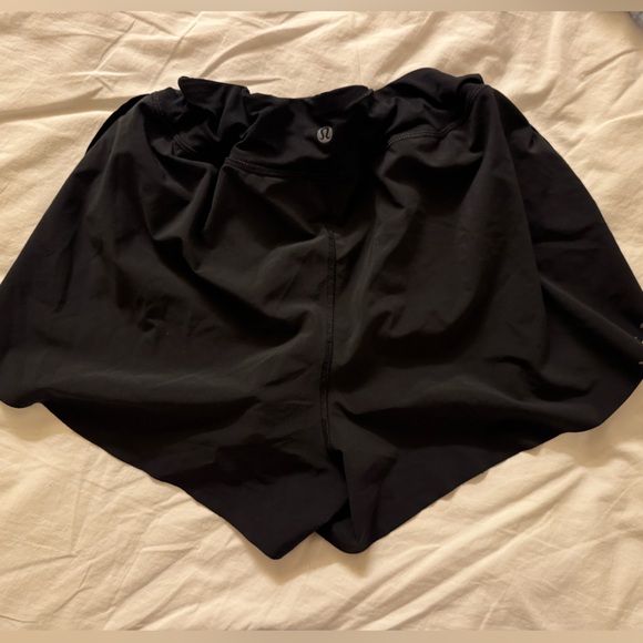 lululemon Fast and Free Running Shorts in Black Size 8 - Picture 4 of 4